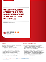 Utilizing your EHR system to identify and reach patients at increased risk of shingles PDF image