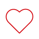 Heart shape icon